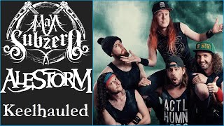 Alestorm  Keelhauled Instrumental Cover amp Lyric Video [upl. by Roumell]