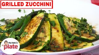 ITALIAN GRILLED ZUCCHINI RECIPE  How to Grill Zucchini [upl. by Eeldivad]