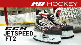 CCM JetSpeed FT2 Skate  OnIce Review [upl. by Horn]