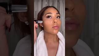 Jordyn Woods Make Up Application 💋 [upl. by Naginarb440]