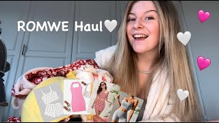 ROMWE Haul🤍 [upl. by Kenway]