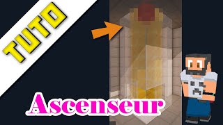 Tuto Ascenseur sur Minecraft 119 [upl. by Xirdnek]