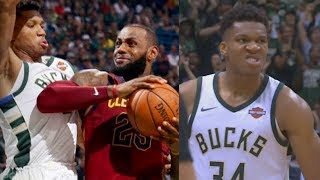 LeBron James FINALLY MET HIS MATCH LeBron James vs Giannis Antetokounmpo Duel [upl. by Yadnus]