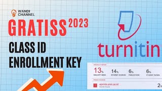 Turnitin class id and enrollment key free 2023 no repository [upl. by Hoag]