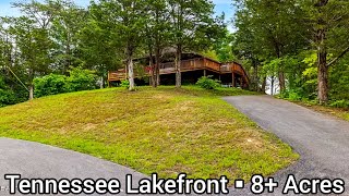 Tennessee Waterfront Property For Sale  8 Acres  Tennessee Lakefront Cabins For Sale [upl. by Siednarb]