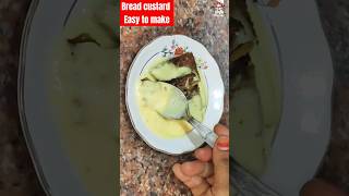 Quick amp Creamy Bread Custard Delight 🥖🍮 Perfect 1Minute Dessert Recipe [upl. by Aibun]