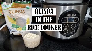 How to Cook Quinoa in Your Rice Cooker  BONUS RECIPE [upl. by Rafael]