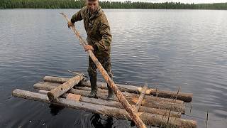 Утащил детей в ТАЙГУ Рыбалка с ПЛОТА Сбор ЦАРСКОЙ ЯГОДЫ ТАЁЖНАЯ УХА [upl. by Fortune731]