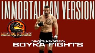 BOYKA FIGHTS with Mortal Kombat Style Narration immortalman voiceover  720p HD [upl. by Enitsej]