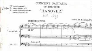 Edwin H Lemare CONCERT FANTASIA Hanover Willem van Twillert Seifert organ Heinsberg WITH SCORE [upl. by Aneerbas247]