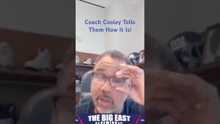 Coach Cooley gives insight to his coaching style hoyas bigeasthoops georgetown ncaa [upl. by Aihsia511]