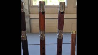 Quintuple Tunable Exotic Hardwood Whistle Set with Celtic Knot Engravings [upl. by Tarryn15]