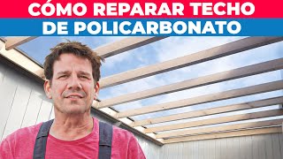 Cómo reparar un techo de policarbonato [upl. by Enrichetta]