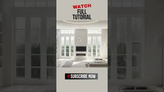 Beginner Sketchup Tutorial  Sketchup for Interior Design WITH Vray [upl. by Nyasuh88]