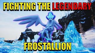 I Tried Fighting The Legendary Boss Frostallion in Palworld [upl. by Ahsenahs207]