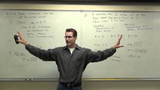 Statistics Lecture 54 Finding Mean and Standard Deviation of a Binomial Probability Distribution [upl. by Annat]