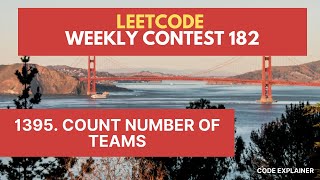 1395 Count Number of Teams  weeklycontest182   C SOLUTION [upl. by Ihsorih]