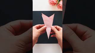 How to make a amazing paper craft using a single paper easydiy diy crafts papercraft [upl. by Tijnar]