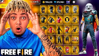 TODO ESTO TIENE LA CUENTA DE SE PACIENTE👆🗿 FREE FIRE [upl. by Grannia]