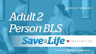 Adult 2 Person BLS 2023 [upl. by Shuping397]