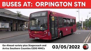 London buses at Orpington Station 03052022 [upl. by Lambert]