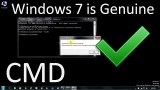 Easy Fix  How to make Windows 7 Genuine  How to make windows 7 activated [upl. by Alyekahs160]