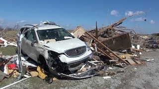 Perryville Missouri EF4 Tornado Damage 03012017 [upl. by Ahsiryt206]