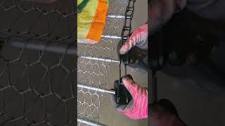 Installation process of accessories for stainless steel chain mesh [upl. by Anerom980]