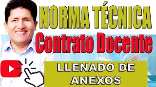 Llenado de ANEXOS Contrato DOCENTE [upl. by Ettennyl]