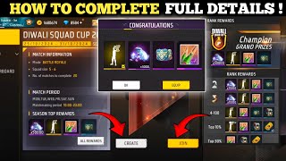 HOW TO JOIN DIWALI CUP EVENT FREE FIRE NEW EVENT FF NEW EVENT TODAY NEW FF EVENTGARENA FREE FIRE [upl. by Danila276]