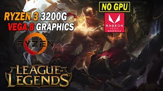 Ryzen 3 3200G  League of Legends  Maxed Setting 1080P  Vega 8 Graphics November 2024 [upl. by Hsiekal]