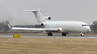 Kalitta Charters II Boeing 727 LOUD Takeoff from Kansas City  Compressor Stall [upl. by Ak]