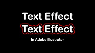 Illustrator Tutorial  Adding an Offset Stroke on Text [upl. by Ffej]