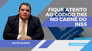 Tudo sobre o Pagamento de carnê do INSS no código 1163 – 11 [upl. by Gnud]