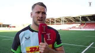 💭quotI think we were quite dominantquot Dombrandt is proud of the work that his squad put in v Gloucester [upl. by Inad]