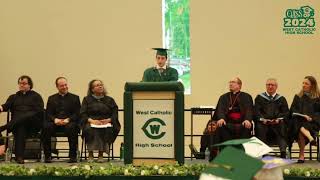 Class of 2024 Salutatorian Speech  Jack Vande Guchte [upl. by Neesay435]