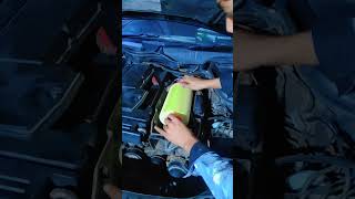 How to change Air filter of Mercedes Benz C200 M271 Engine mercedes w203 m271 luxurycar w204 [upl. by Ilyah]