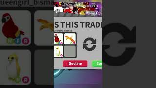 Did they overpaid for my NEON Parrot 🦜 on Adopt Me alishaannaplays roblox reddit robloxadoptme [upl. by Gnilhsa810]