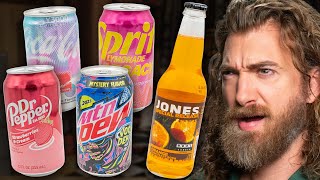 Weird New Soda Flavors Taste Test [upl. by Geminius]