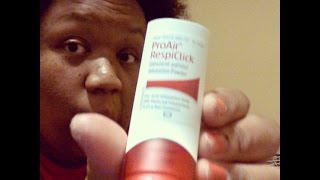 New fancy inhaler review proair dry powderNOT A DEMO JUST A REVIEW [upl. by Hannis]