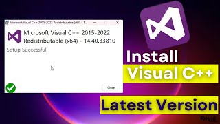 How to Download amp Install Visual C in Windows 10 and 11 Latest [upl. by Alrats969]