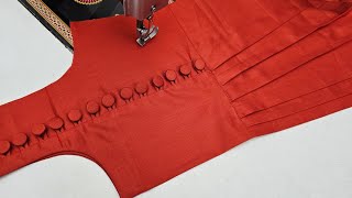 Very Creative and Latest Dori And Pintucks Kurti Design Cutting and Stitching [upl. by Michon]