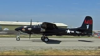 Grumman F7F Tigercat Aerobatics Big Pratt amp Whitney Thunder [upl. by Guthrie]