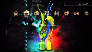 Air Paint Pro SlideShow PS3 Dynamic Theme  Free Donload [upl. by Sherrod]