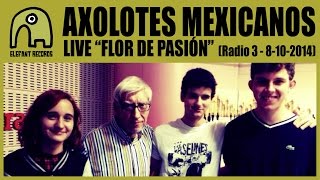 AXOLOTES MEXICANOS  Live quotFlor De Pasiónquot Radio 3  8102014 [upl. by Aicila]