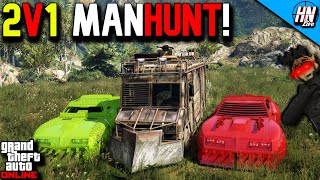 GTA 5 MANHUNT  ARMORED BOXVILLE vs IMPERATORS ft gtanpc twingomp4 [upl. by Ailekat631]