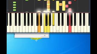 ferry cross the mersey gerry and pacemakers Piano tutorial by Synthesia [upl. by Valene]