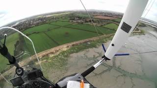 Microlight Short Field Landing [upl. by Anorahs]