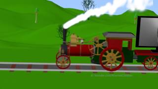 Animal Sounds Farm Animal Train  Animals Video for Kids [upl. by Calida]