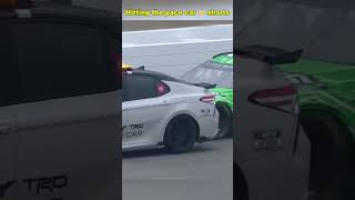 Hitting the pace car 😬 shorts viewsviralvideosubscribersgrow racing autos [upl. by Ajnos]